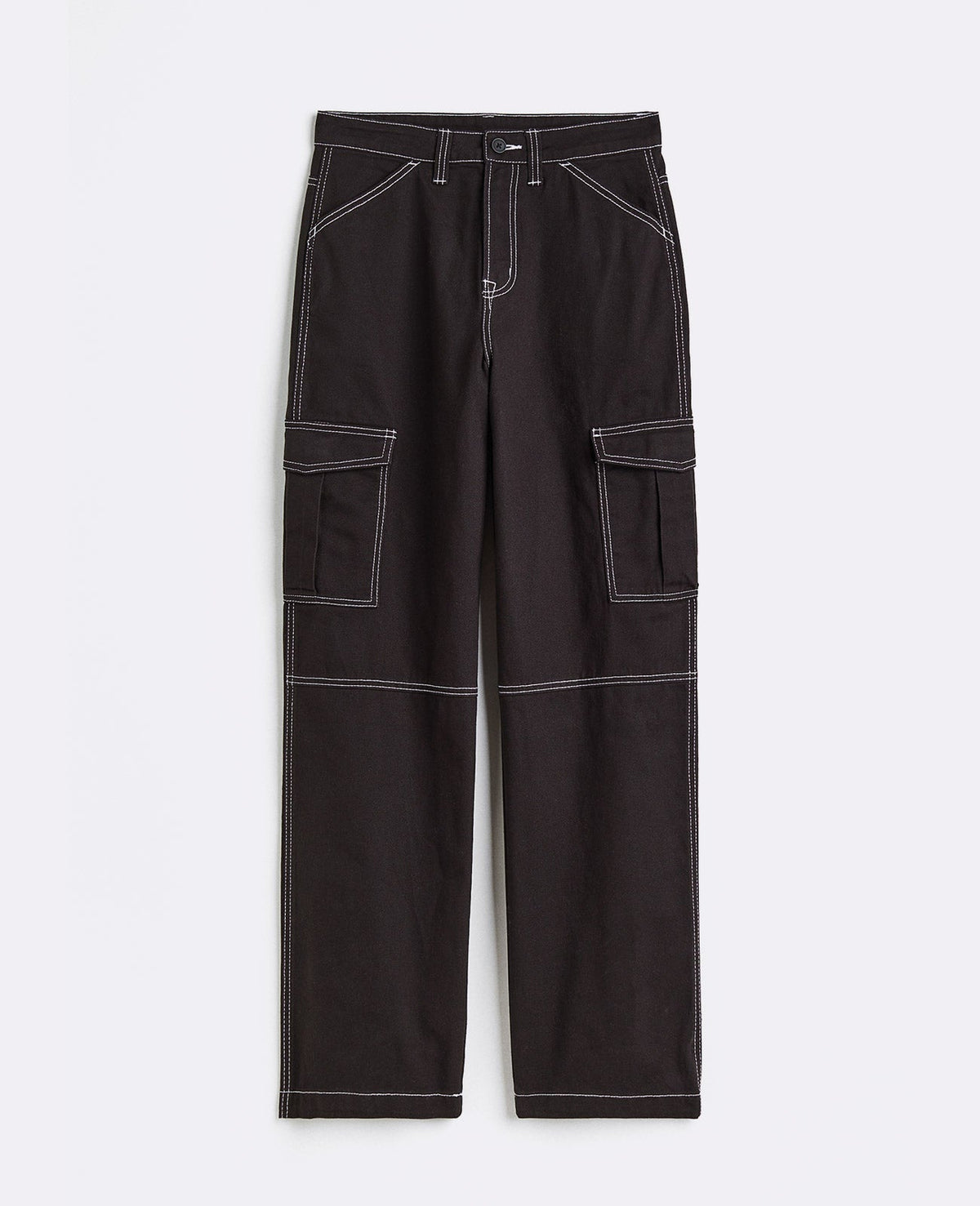 Solid Cargo Pant